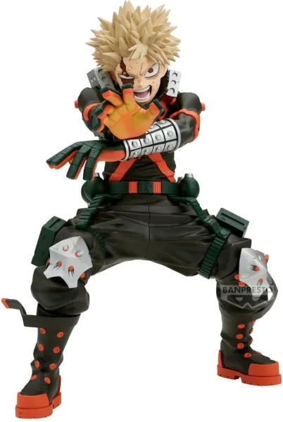 Figura banpresto my hero academia grandista - bakugo katsuki 22cm