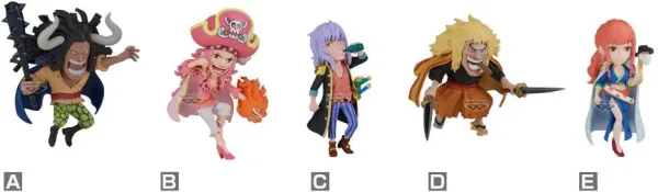 Figura banpresto one piece world collectable figure god valley incident 2 1 unidad aleatoria