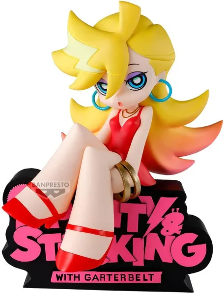 Figura banpresto new panty & stocking with garterbelt monitor top figz panty