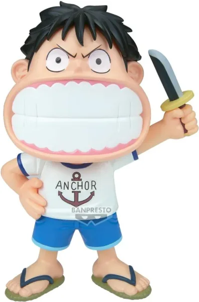 Figura banpresto one piece big sofvimates monkey d.luffy