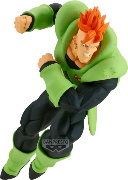 Figura banpresto dragon ball z match makers android 16(vs cell) 17cm