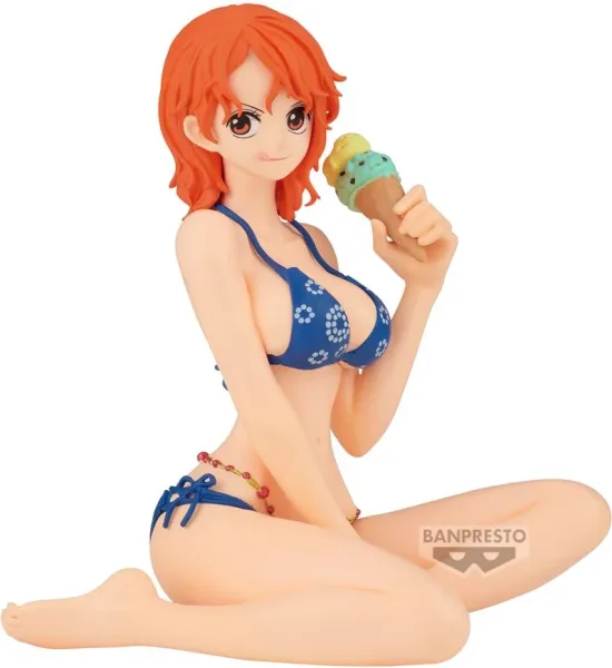 Figura banpresto one piece glitter&glamours nami summer style 11cm