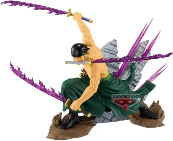 Figura banpresto one piece theorama soul roronoa zoro 21cm
