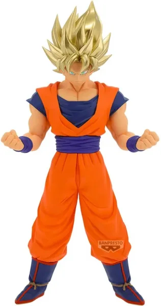 Figura banpresto dragon ball z blood of saiyans super saiyan son goku 22cm
