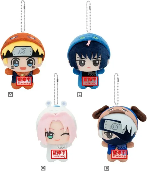 Peluche banpresto naruto shippuden mascot plush costume vol.1 11cm