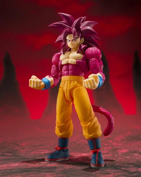 Figura tamashii nations dragon ball daima shf super saiyan 4 son goku