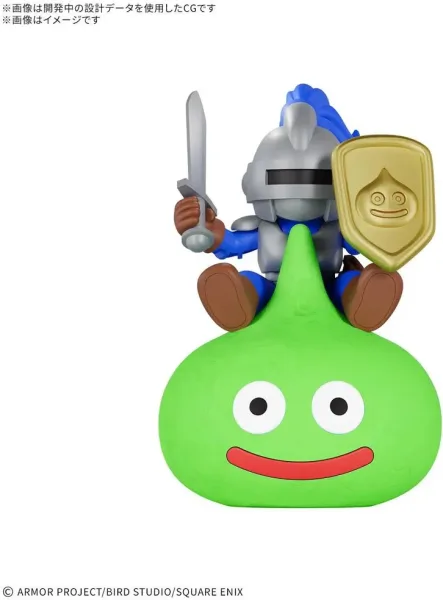 Maqueta bandai dragon quest clay monsters slime knight