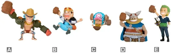 Figura banpresto one piece world collectable figure banquet 2