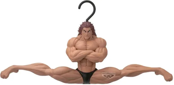 Figura banpresto baki the grappler grandista x fl yujiro hanma 24cm