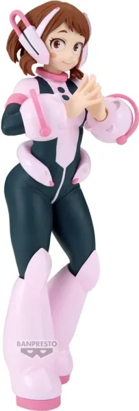 Figura banpresto my hero academia glitter&glamours ochaco uraraka & momo yaoyorozu - (a:ochaco uraraka) 23cm