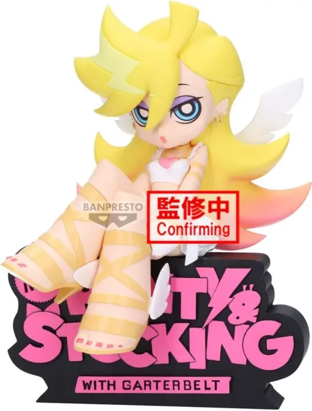 Figura banpresto new panty & stocking with garterbelt monitor top figz panty angel ver. 12cm