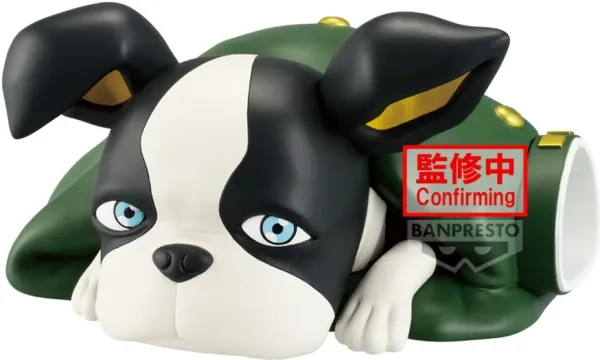 Figura banpresto jojos bizarre adventure: stardust crusaders sofvimates iggy fellowship series noriaki kakyoin 8cm (ancho 18cm)