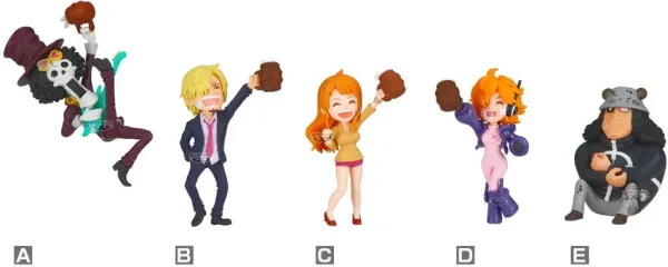 Figura banpresto one piece world collectable figure - banquet 3 -  7cm