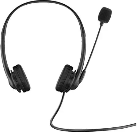 Auriculares HP G2/ con Micrófono/ Jack 3.5/ Negros