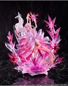 Figura good smile company re:zero starting life in another world 1 - 7 scale freezing emilia crystal dress