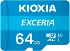 Micro SD Kioxia 64GB Exceria Uhs-I C10 R100 con Adaptador