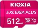 Micro SD Kioxia 512GB Exceria Plus Uhs-I C10 R98 con Adaptador