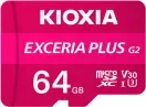 Micro SD Kioxia 64GB Exceria Plus G2 Uhs-I C10 con Adaptador