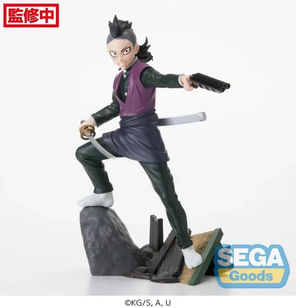 Figura sega demon slayer kimetsu no yaiba  genya shinazugawa swordsmith village arc 15 -5 cm