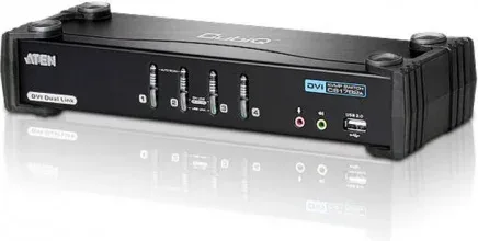 Aten Switch Kvmp DVI/Audio Dual Link USB de 4 Puertos (Cs1784A-At-G)