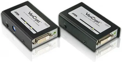 Aten Extensor DVI / Audio Sobre Cat 5 (1920 X 1200 a 40 M) (Ve600A-At-G)(Cp20)