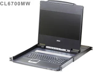 ATEN Consola LCD single rail (HDMI / DVI / VGA, USB)