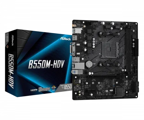 Asrock B550M-HDV AMD B550 Zócalo AM4 micro ATX