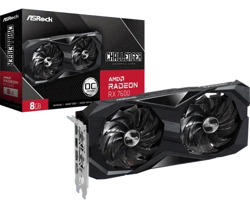 Asrock Challenger 90-GA41ZZ-00UANF tarjeta gráfica AMD Radeon RX 7600 8 GB GDDR6