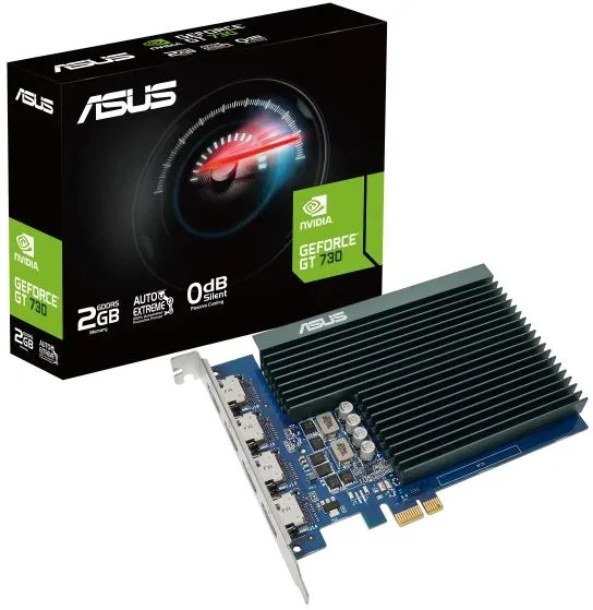 ASUS VGA NVIDIA GT 730 4H SL 2GD5 2GB 4 monitores