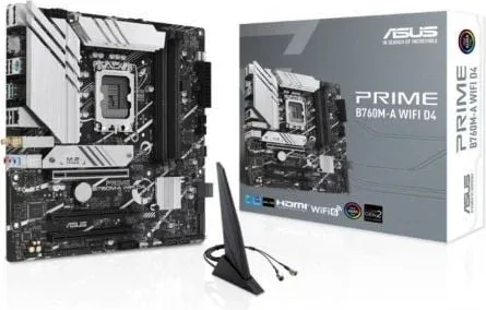 Placa Base Asus Prime B760M-A WiFi D4 Socket 1700/ DDR4/ PCIe 4.0/ Micro ATX