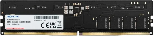 ADATA RAM AD5U560016G-S 16GB 5600Mhz DDR5 DIMM