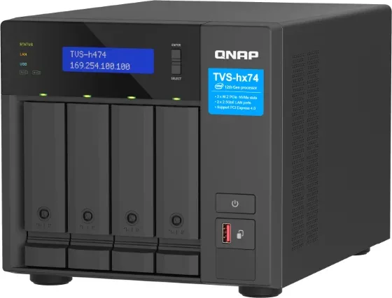 Qnap Servidor Nas Tvs-H474-Pt-8G