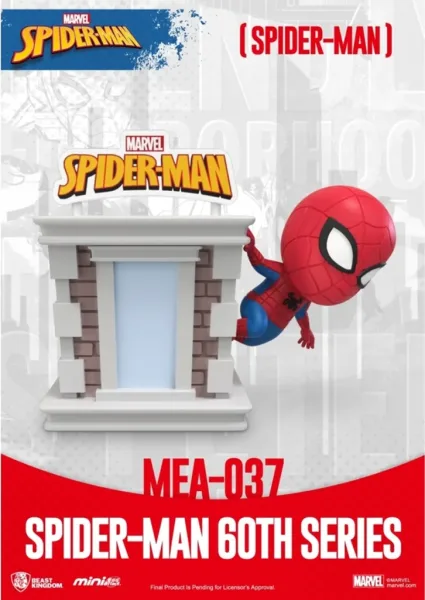 Figura mini egg attack marvel spider - man japones serie 60 aniversario