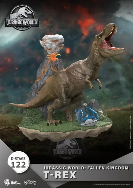 Figura beast kingdom dstage jurassic world el reino caido t - rex