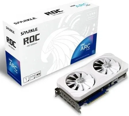 Tarjeta Gráfica Sparkle Intel Arc A750 ROC LUNA OC/ 8GB GDDR6