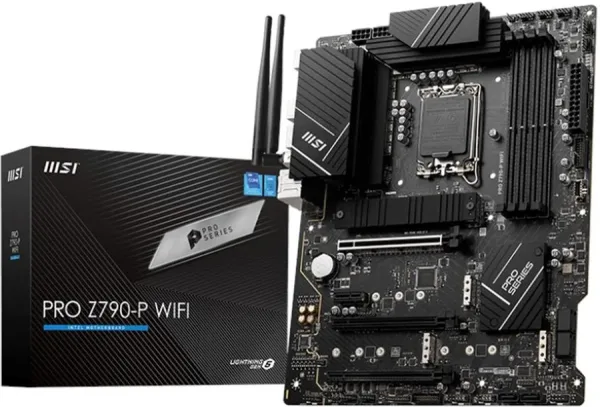 Placa Msi Pro Z790-P WiFi,Intel,1700,Z790,4Ddr5,256GB,HDMI+Dp,6Sata3+4M.2,9Usb3.2,2.5GB+Wifi6E+Bt5.3,Atx