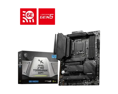 Placa Msi Mag Z790 Tomahawk WiFi,Intel,1700,Z790,4Ddr5,128GB,HDMI+Dp,7Sata3+4M.2,13Usb3.2,2.5GB+Wifi6E+Bt5.3,Atx