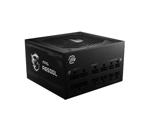 MSI MAG A650GL unidad de fuente de alimentación 650 W 20+4 pin ATX ATX Negro
