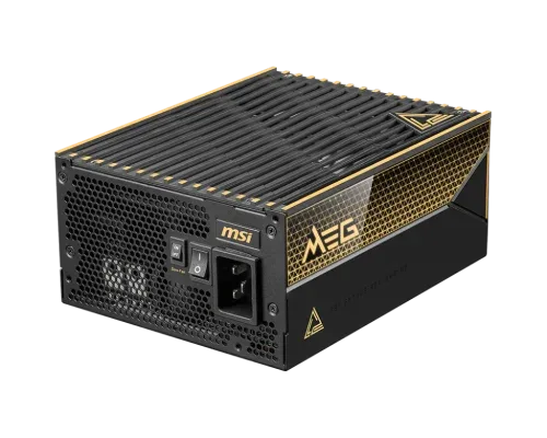 MSI MEG Ai1600T PCIE5 unidad de fuente de alimentación 1600 W 24-pin ATX ATX Negro