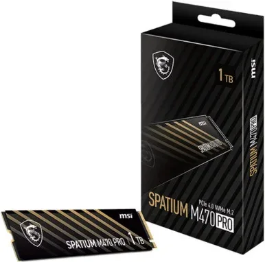 MSI SSD Spatium M470 Pro 1Tb PCIe 4.0 NVMe 6000Mbs