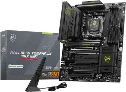 Placa Msi Mag B850 Tomahawk Max WiFi,Amd,Am5,B850,4Ddr5,256GB,WiFi,Atx
