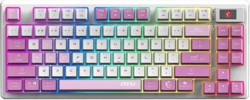 Msi Teclado FORGE GK600 TKL W VIOLET ES BT
