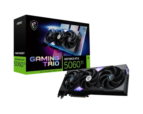 MSI GAMING GeForce RTX 5060 TI 16G TRIO OC NVIDIA 16 GB GDDR7