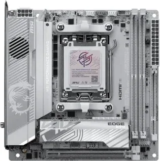 Placa Msi Mpg X870I Edge Ti Evo WiFi,Amd,Am5,X870E,2Ddr5,128GB,1Hdmi+2Dp Type C,2Sata3+2M.2,5Gblan+Wifi7+Bt5.4,7Usb3.2,Mini-Itx
