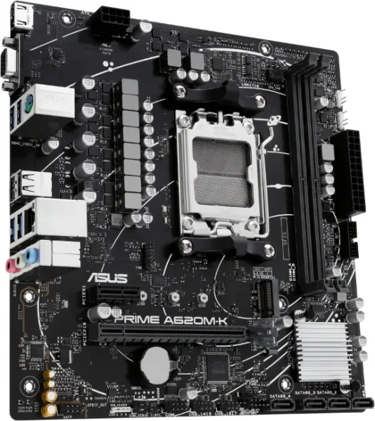 Placa Base Asus Prime A620M-K Socket AM5/ DDR5/ PCIe 4.0/ Micro ATX