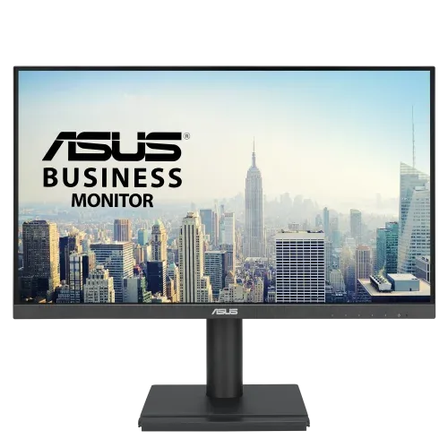Monitor Profesional Asus VA24DQFS 23.8"/ Full HD/ Multimedia/ Regulable en altura/ Negro