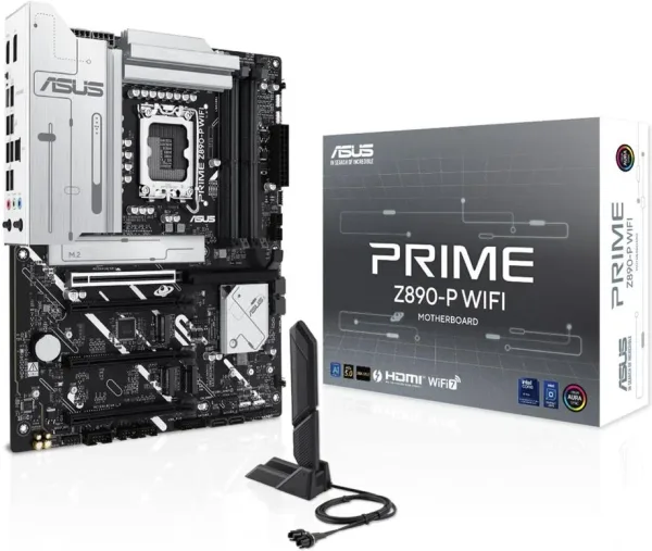 Placa base asus prime z890 - p WiFi lga 1851 -  4x DDR5 -  4x sata3