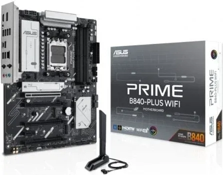 Placa Base Asus Prime B840-PLUS WiFi Socket AM5/ DDR5/ PCIe 4.0