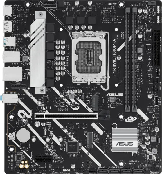 Placa Base Asus Prime H810M-A-CSM Socket 1851/ DDR5/ PCIe 4.0/ Micro ATX