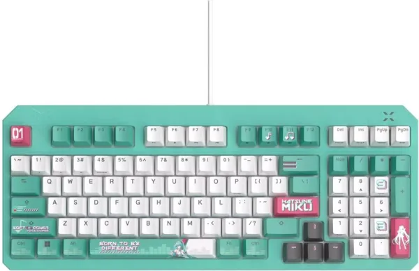 Teclado asus tuf gaming k3 gen ii hatsune miku edition RGB